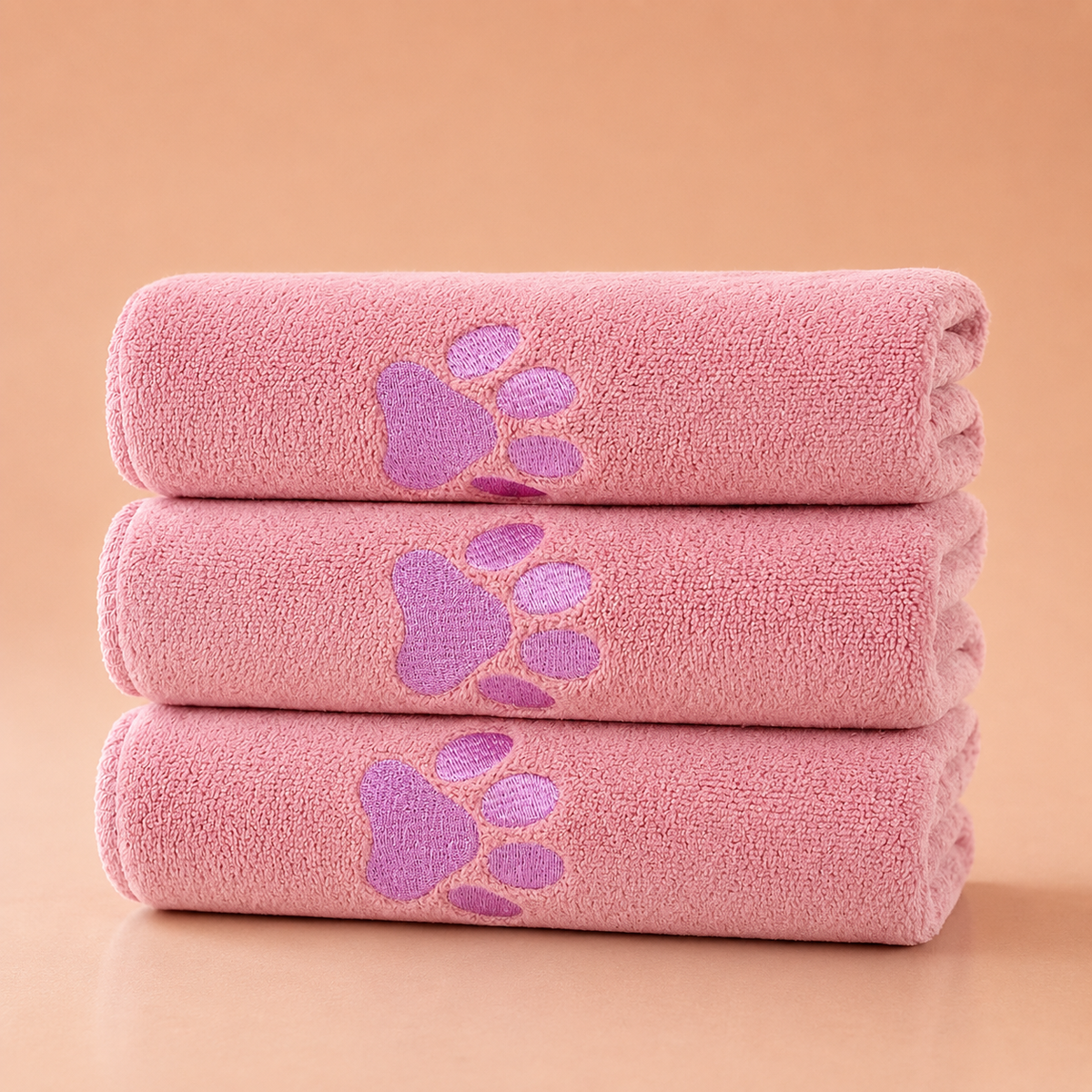 Serviette de bain pour chien en microfibre, super absorbante, séchage rapide